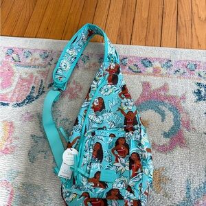 Disney Moana Themed Turquoise Backpack